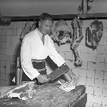 Cover image for Photograph - Hobart, butcher