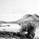 Cover image for Photograph - "Risdon Ferry on the Derwent." painting, 1847 (copy)