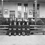 Cover image for Photograph - Elizabeth Street State School, group of girl students
