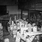 Cover image for Photograph - Haywoods Biscuit Factory, wrapping Snax biscuits