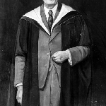 Cover image for Photograph - Portrait of J. A. Johnson, oil painting in possession of Teachers' College (copy)