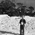 Cover image for Photograph - Boy ready with snowball