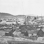 Cover image for Photograph - Early photograph of Hobart Town (copy)