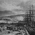 Cover image for Photograph - Early sketch of Hobart Town (copy)