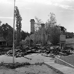 Cover image for Photograph - Aberdeen School, after the fire of November 1956