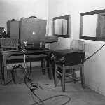 Cover image for Photograph - Ridgley Area School, Projection booth