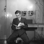 Cover image for Photograph - Unidentified man with a book