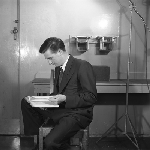 Cover image for Photograph - Unidentified man with a book