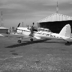 Cover image for Photograph - Aero Club Headquarters, Aero Club plane "Chipmonk"
