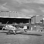 Cover image for Photograph - Aero Club Headquarters, Aero Club plane "Auster"