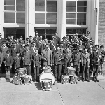 Cover image for Photograph - New Town Technical College, school band with musical instruments
