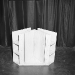 Cover image for Photograph - Back-loading folded Horne cabinet for loudspeaker, possibly student-built