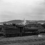 Cover image for Photograph - CC class locomotive coaling in Hobart yard.