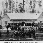 Cover image for Photograph - Opening of Scottsdale Railway, August 1889 (copy)