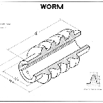 Cover image for Photograph - Visual Aids Centre chart, "Worm"