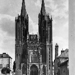 Cover image for Photograph - West Front, Coutances Cathedral, France (copy)