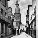 Cover image for Photograph - Houses and church tower, Dinan, France (copy)