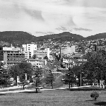 Cover image for Photograph - Hobart, view from the Queen's Domain of Liverpool Street