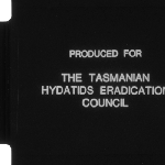 Cover image for Film - Hydatids - series of TV commercials, produced for the Tasmanian Hydatids Eradication Council