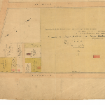 Cover image for Map - Sprents Page 17 - Bounded by Patrick, Brisbane and Hill Streets (Section R2) showing Roman Catholic Burial Ground Hobart