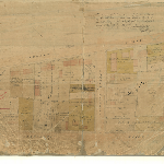 Cover image for Map - Sprents Page 1 - Bounded by Murray, Melville, Harrington and Patrick Streets (Section Nn, Tt) Hobart