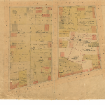 Cover image for Map - Sprents Page 30 - Bounded by Argyle, Liverpool, Elizabeth and Melville Streets, includes Bathurst St (Section W and Jj) Hobart