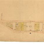 Cover image for Map - Sprents Page 34  - Bounded by Augustus Terrace, Hill and Prince's Street and Knocklofty terrace (Section X2) Hobart