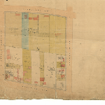 Cover image for Map - Sprents Page 3 - Bounded by Elizabeth and High Streets, Veterans Row, Burnett Street (Section N2 and P) Hobart