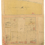 Cover image for Map - Sprents Page 42  -Bounded by Campbell, Patrick, Argyle and Warwick Streets (Section A2, B2) Domain Rivulet Hobart