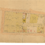 Cover image for Map - Sprents Page 45 - Bounded by Goulburn, Molle, Liverpool & Hope Streets (Section  Bb) Hobart