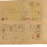 Cover image for Map - Sprents Page 56 - Bounded by Barrack, Collins, Harrington & Davey Sts intersected by Macquarie (Sections G & B) including the Trustees of Christ Collage for Hutchins School Hobart