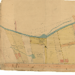 Cover image for Map - Sprents Page 73  - Vicinity of Hobart Town Rivulet, Gore and Macquarie Streets (Section M3) Hobart