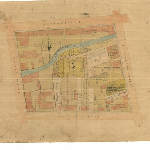 Cover image for Map - Sprents Page 74  - Bounded by Liverpool, Elizabeth, Collins & Murray Streets (Section N) Hobart
