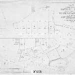 Cover image for Map - Hobart 102 - Plan of valuable allotments at Battery Point, Hobart,  showing Mona Street, Marine Terrace, Derwent Road and Napoleon Street
