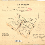Cover image for Map - Hobart 119 - Section Aa plan of allotments bounded by Molle and Liverpool Streets, Hobart- surveyor Michael Flannigan