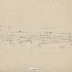 Cover image for Map - Hobart 133 - Plan of Hobart showing proposed new street bordering Hobart Rivulet - Surveyor CE Radcliff (Field Book 959)