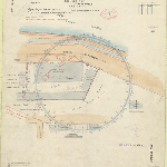 Cover image for Map - Hobart 138 - Plan of City of Hobart showing Ordnance Store and Marine Board Reserve, Castray Esplanade  - surveyor Goddard (Field Book 961)