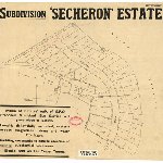Cover image for Map - Hobart 139 - Subdivision Plan of 'Secheron' Estate, Clark Ave and Secheron Road, Hobart