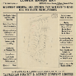 Cover image for Map - Hobart 143 - Plan of Nutgrove Estate, Lower Sandy Bay, Hobart