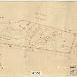 Cover image for Map - Hobart 150a - Department of Public Works Plan of Hobart Repatriation Hospital - Draftsman A A Holmes