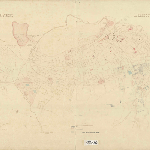 Cover image for Map - Hobart 154 - Plan of Hobart showing Glenorchy, Springfield, Goodwood, New Town, Lenah Valley, Hobart, West Hobart, North Hobart, Domain, South Hobart, Sandy Bay and Lower Sandy Bay