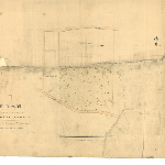 Cover image for Map - Hobart 23 - Plan of the property of J F Kerr Esq  - Elphinstone Road Hobart Town - surveyor John Charles Darke
