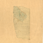 Cover image for Map - Hobart 25A -Fragment of Plan of Allotments, Park St, Campbell St, Argyle St and Holy Trinity cemetery