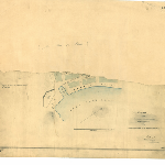 Cover image for Map - Hobart 26 - Portion of plan showing proposed improvements in Sullivan's Cove, Hobart - Draftsman F S Edgar