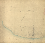 Cover image for Map - Hobart 42 - Rough plan for part of 'Secheron' Hobart - surveyed by Henry Bennison