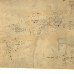 Cover image for Map - Hobart 62 - Plan of Hobart Town City Centre - surveyor John Thomas (Field Book 943)