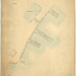 Cover image for Map - Hobart 77 - Plan of piers at Sullivans Cove, Hobart - surveyor E A Counsel