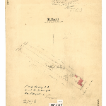 Cover image for Map - Hobart 79 - Plan of two lots off Macquarie Street, Hobart Sec L3 - surveyor Frank Searle
