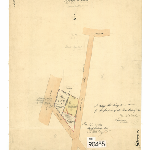 Cover image for Map - Hobart 80 - Plan of allotments Poets, Craigside and Bonnington Roads, Hobart - surveyor Frank Searle