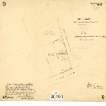 Cover image for Map - Hobart 89 - Plan of part of Kermode's Estate, St George Hill, Hobart,  Sec F4 - surveyor George George Lovett (Field Book 939)